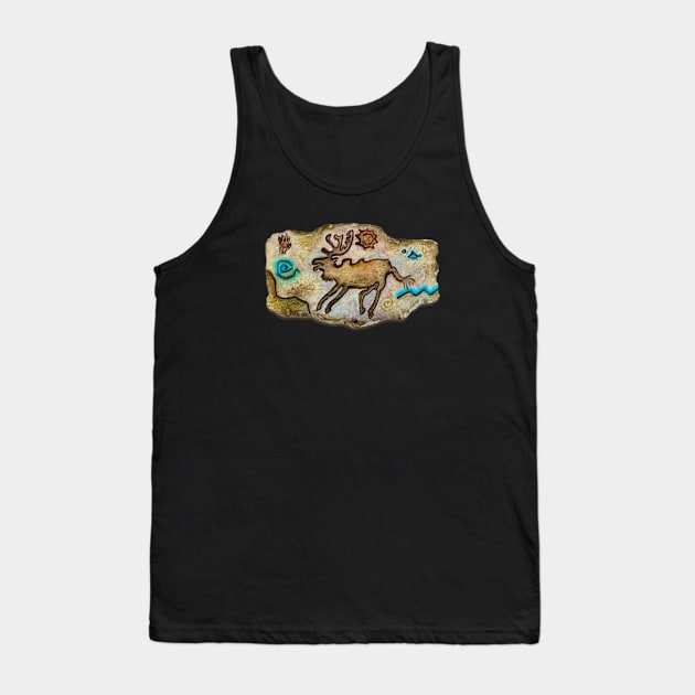 Northern Exposure Moose Tank Top by ArtisticEnvironments